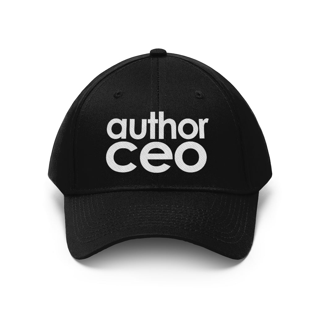 AUTHOR CEO | Unisex Twill Hat | THE AUTHORS PLUG SOCIETY